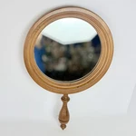 19" Vintage Tell City Chair Co Solid Maple #48 Andover Wall Mirror Handle. Fixed Price $44.90.