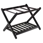 Winsome Reese Luggage Rack With Shelf, Espresso Finish. Fixed Price $41.13.
