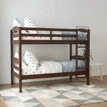 Better Homes & Gardens Leighton Wood Twin-over-twin Bunk Bed, Mocha. Fixed Price $300.00.