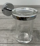 Ws Bath 55003.80/55001.29 Wall Mounted Tooth Brush Holder-polished Chrome/glass. Fixed Price $89.99.