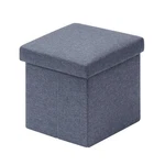 Storage Ottoman Cube, Linen Small Foot Seat, For Living Bedroom, Home O.... Fixed Price $26.85.