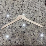 Wood Slimline Shirt/coat Smooth Luxury Hangers 17 Inch Set Of 20 Pcs. Fixed Price $25.00.