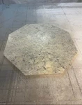 Honed Finish Granite Table Top Octagon Stone. Fixed Price $350.00.