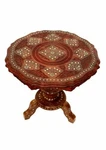 Handmade Wooden Round Folding Side Table/coffee Gift. Fixed Price $290.40.