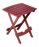 Adams Manufacturing 8500-95-3700 Plastic Quik-fold Side Table, Merlot. Fixed Price $40.95.
