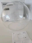 Ikea Jakobsbyn 12 Pendant Clear Glass Lamp Shade Globe 903.330.52. Fixed Price $59.99.