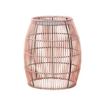 Teamson Home Outdoor Garden Furniture Large Round Side Table In Bamboo Wicker. Fixed Price $69.99.