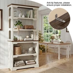 70" 5-TIER Floor Standing Display Storage Shelves Farmhouse. Fixed Price $99.00.