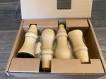 Ikea Stocksund Legs For Armchair/sofas Light Brown 4 Pack 002.893.22. Fixed Price $96.99.