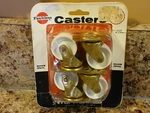 Faultless Furniture Swivel Casters Cap. 120LBS. Lite Duty 1/4" Wheels Set Of. Fixed Price $14.95.