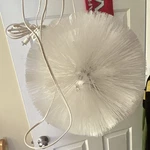 Ikea Kallt White Globe Pendant Light, Indoor Corded Wall Switch, Etl J0822. Fixed Price $20.00.
