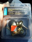 2X Mintcraft 170-8775 Bright Brass Stem Swivel Hooded Ball Casters Black Two. Fixed Price $12.00.