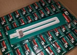 Qty 50 Sli Lighting Bulbs Lamp Fluorescent 9W Lynx-s 2-PIN G23 26382. Fixed Price $120.00.