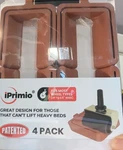 Iprimio - Newest Bed & Furniture Stopper. Caster Cups, Fits All.... Fixed Price $12.00.