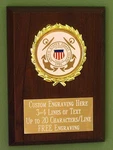 Us Coast Guard Award Plaque 4X6 Trophy Free Engraving. Fixed Price $15.99.