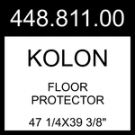 Ikea Kolon Floor Protector 47 1/4X39 3/8" 448.811.00. Fixed Price $119.99.