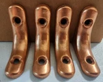 Set Of 4 Stanley Chair Leg Braces 50-1980 2" Copper Nos. Fixed Price $10.00.