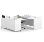 Bestar Pro-linea U-desk White Melamine Finish. Fixed Price $1612.99.