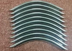 Lot Of 10 Nos Hafele 117.31.436 Decorative Hardware Steel Handle Chrome POL(B2). Fixed Price $16.39.