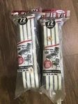 Vtg Aluminum Lawn Chair Wellington Re-web Kits Webbing Nos Blue White, 3 X72. Fixed Price $26.49.