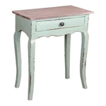 Sunset Trading Cottage Transitional Wood Table With Limewash Top Bahama Green. Fixed Price $296.99.