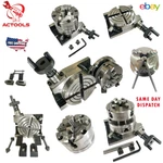 Rotary Table 3" Inch 80MM Horizontal And Vertical & Chuck All Sets Actools Usa. Fixed Price $80.99.