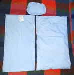 Guidecraft Doll Bunk Bedding (COMFORTERS,1 Pillow) Blue Used F/american Girl. Fixed Price $9.99.