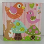 Love & Nature Bird Buddies Animal Art Canvas Wall Decor Oopsy Daisy Too Fine. Fixed Price $24.99.