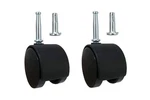 Shepherd 2" Smooth-rolling Twin Wheel Office Chair Casters, 2-INCH, Black. Fixed Price $11.65.