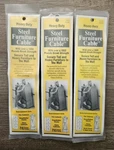 3X Quake Heavy Duty Steel Furniture Cable 7 In. Nip. Fixed Price $7.00.