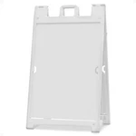 Plasticade Signicade Deluxe Frame Sidewalk Curb Portable Folding Double. Fixed Price $162.20.