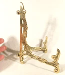 Easel Display Stand Decorative Design Solid Brass Folding Large Size. Fixed Price $33.99.
