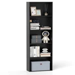 5-SHELF Storage Bookcase Modern Multi-functional Display Cabinet Furniture Black. Fixed Price $74.99.