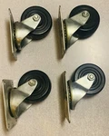 Shepherd 3" Rubber Swivel Plate Caster, 4PCS/SET. Fixed Price $14.50.
