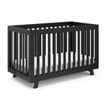 Storkcraft Beckett 3-IN-1 Convertible Crib (black). Fixed Price $341.08.