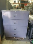 Fireking Rated 4 Drawer Lateral File Cabinet - No Key For Lock. Fixed Price $750.00.