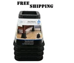 4 Pack, Black Bed Risers, Raise Your Create Storage Space,new. Fixed Price $8.72.