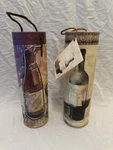 Vintage Tri Coastal Wine Bottle Gift Boxes Set Of 2005 French Art Tubes. Fixed Price $24.99.
