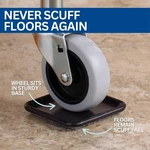 Softtouch 1/2" Square Reusable Carpet Bottom Furniture Caster Cups Protect. Fixed Price $26.89.