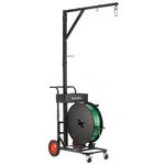 Global Industrial Strapping Dispenser Cart With Tool Balancer Hanger. Fixed Price $921.84.