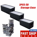 3PACK Cd Dvd Storage Box Organizer Rack Holder Media Disk Case Space Saving. Fixed Price $19.88.