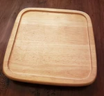 Vintage Winsome Wood Lazy Susan Rotating Turntable Serving Tray Platter Stand. Fixed Price $29.99.
