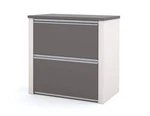 Bestar Connexion 30" Lateral File In Slate Sandstone. Fixed Price $331.86.