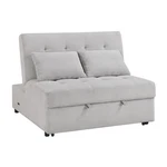 Pemberly Row Textured Convertible Armless 2-SEATER With Pull-out Bed In Gray. Fixed Price $600.85.