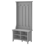 Bush Furniture Salinas Hall Tree With Storage Bench Cape Cod Gray. Fixed Price $230.86.