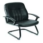 Boss Office Products Executive Leatherplus Budget Guest Chair In Black 250 B8109. Fixed Price $157.26.
