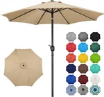 7.5/10/11FT Patio Umbrella Market Table Outdoor W/push Button Tilt. Fixed Price $39.99.