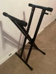 On-stage Stands KS8291 Bolted Pro Double X Keyboard. Fixed Price $75.00.