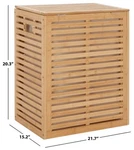 Safavieh Jacy Laundry Basket, Reduced Price 2172768762 STG1901A. Fixed Price $112.00.