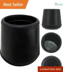 Shepherd 24 Pack Rubber Leg Tips Protect Floors Noise Reduce Scratches Black. Fixed Price $31.97.